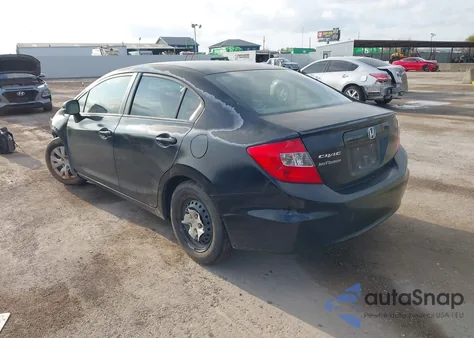 2012 Honda Civic Lx z USA, uszkodzony, nr VIN 2HGFB2F56CH610330